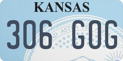 KS license plate 306GOG