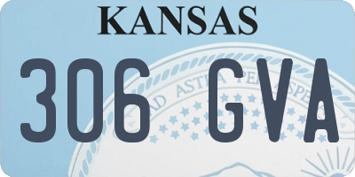 KS license plate 306GVA