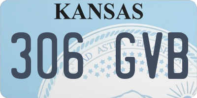 KS license plate 306GVB