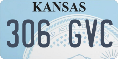 KS license plate 306GVC