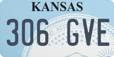 KS license plate 306GVE