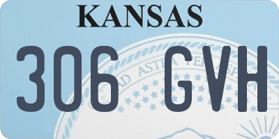 KS license plate 306GVH
