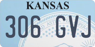KS license plate 306GVJ