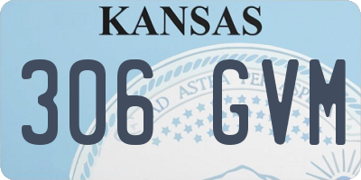 KS license plate 306GVM