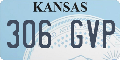 KS license plate 306GVP