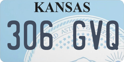 KS license plate 306GVQ