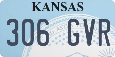 KS license plate 306GVR