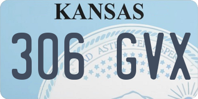 KS license plate 306GVX