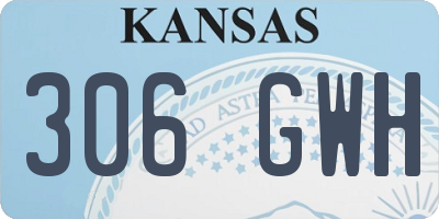 KS license plate 306GWH