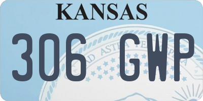 KS license plate 306GWP