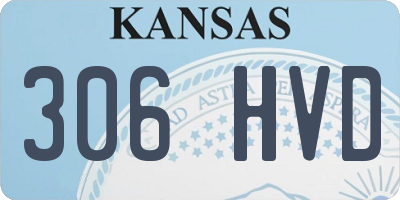 KS license plate 306HVD