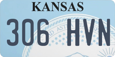 KS license plate 306HVN