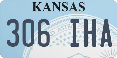 KS license plate 306IHA