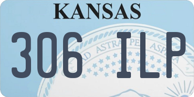 KS license plate 306ILP