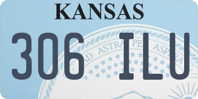 KS license plate 306ILU