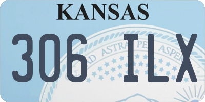 KS license plate 306ILX