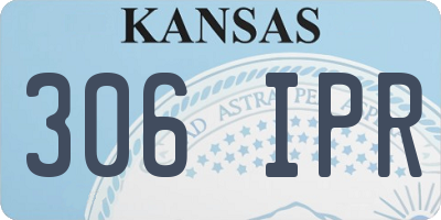 KS license plate 306IPR