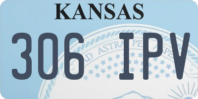 KS license plate 306IPV