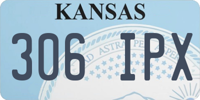 KS license plate 306IPX