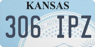 KS license plate 306IPZ