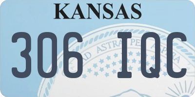 KS license plate 306IQC