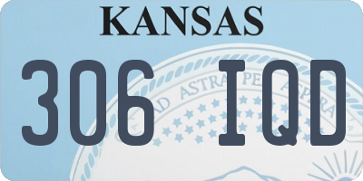 KS license plate 306IQD