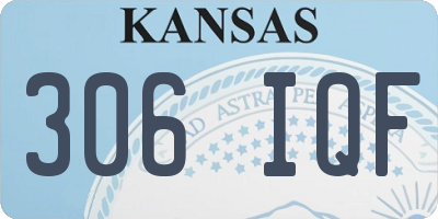 KS license plate 306IQF