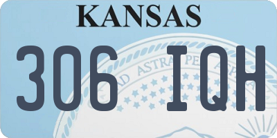 KS license plate 306IQH
