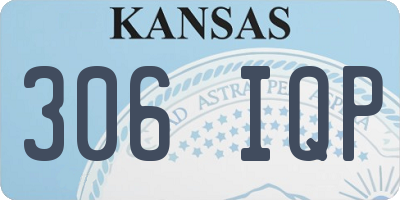 KS license plate 306IQP