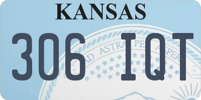 KS license plate 306IQT