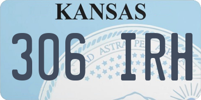 KS license plate 306IRH