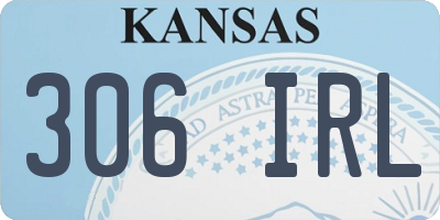 KS license plate 306IRL