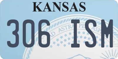 KS license plate 306ISM