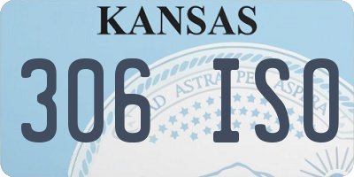 KS license plate 306ISO