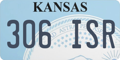 KS license plate 306ISR