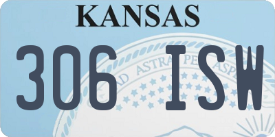 KS license plate 306ISW