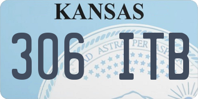 KS license plate 306ITB