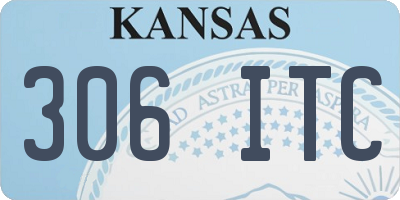 KS license plate 306ITC