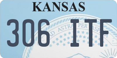 KS license plate 306ITF