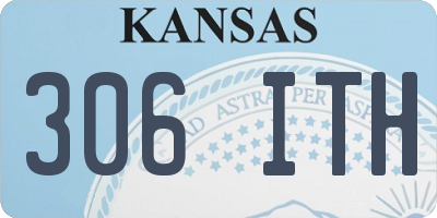 KS license plate 306ITH