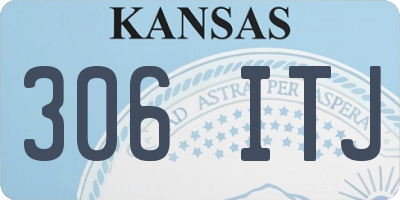 KS license plate 306ITJ