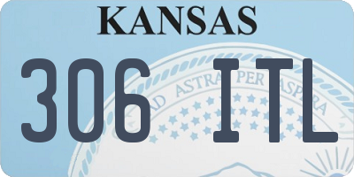 KS license plate 306ITL