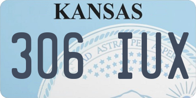 KS license plate 306IUX