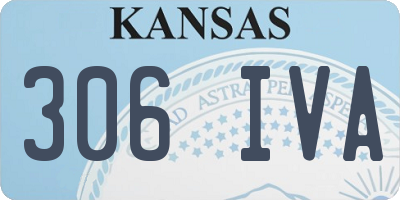 KS license plate 306IVA
