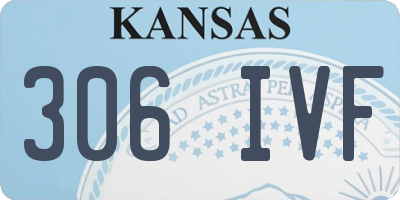KS license plate 306IVF