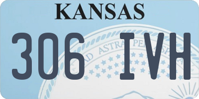 KS license plate 306IVH