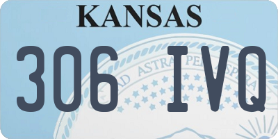 KS license plate 306IVQ