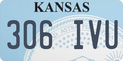 KS license plate 306IVU