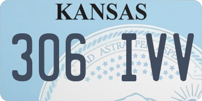 KS license plate 306IVV