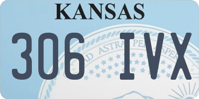 KS license plate 306IVX